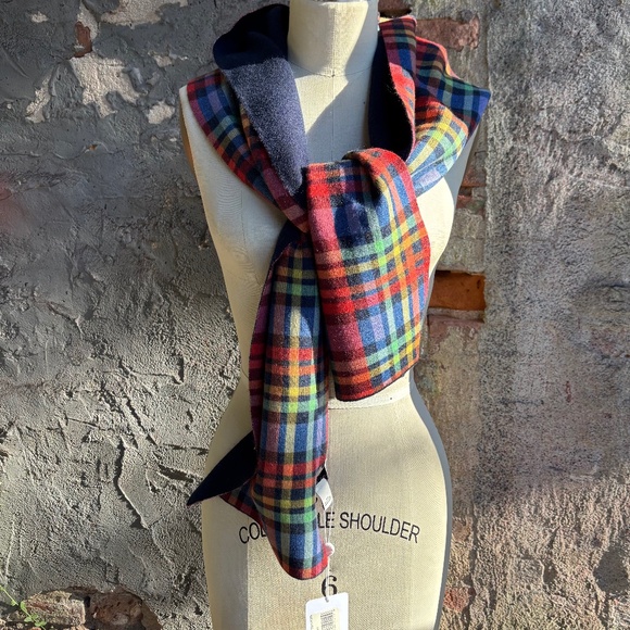Autumn Cashmere Reversible Plaid Scarf